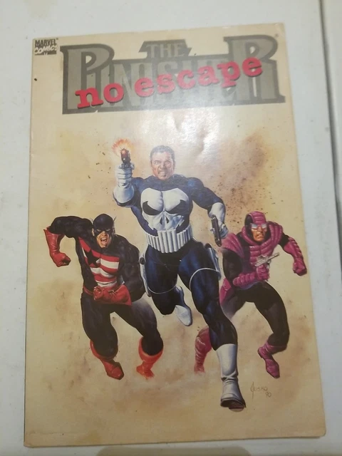 The Punisher: No Escape Marvel Aug 1990 1st Print TPB One Shot
