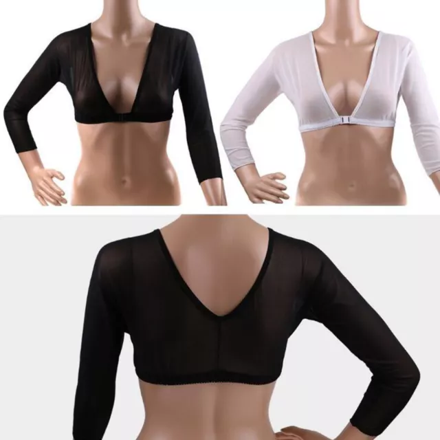 Women Sheer Crop Tops Short Tees Stretchy Bra Blouse Tank Top Gym Sports  Vest