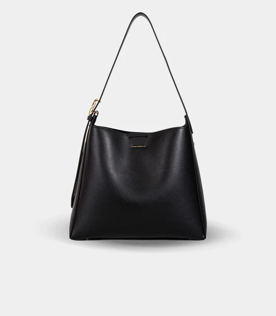 Sac à Main Noir Et Gris Avec Bandoulière Amovible - Neuf Avec étiquettes