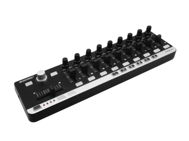 OMNITRONIC FAD-9 USB-MIDI-Controller Lichtsteuerung Musikproduktion DMX