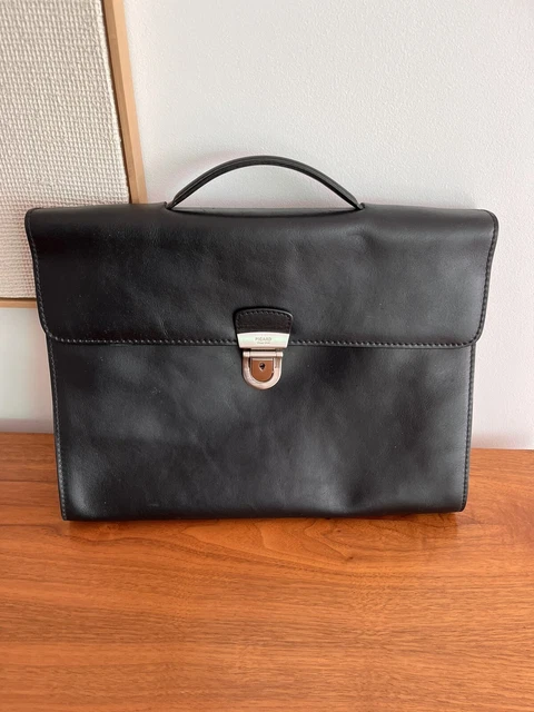 Picard Aktentasche Leder Schwarz