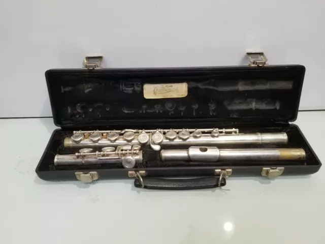E.L. DeFord  Elkhart Flute A51665  #1 with Hard Case