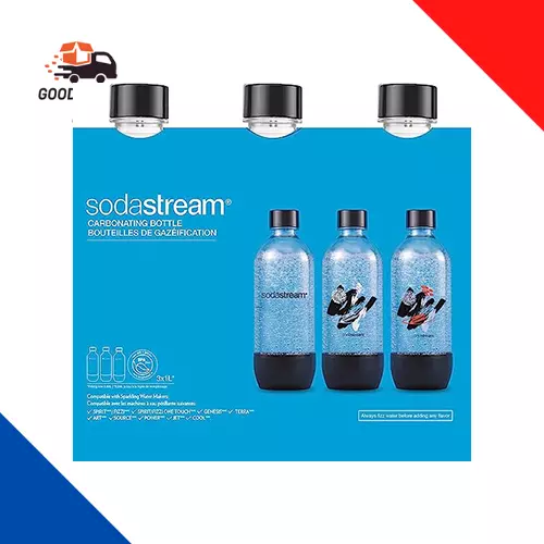 Bouteille spéciale à gazéification Fuse de 1 L en acier inoxydable -  Sodastream