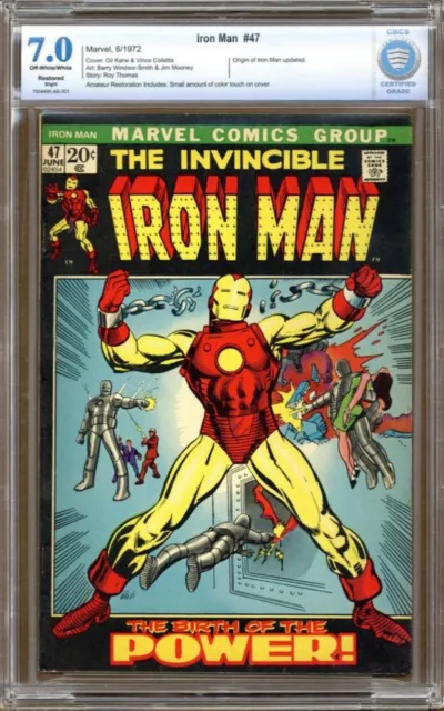 Iron Man #47 CBCS 7.0 Origin of Iron Man Retold Marvel Comics 1972