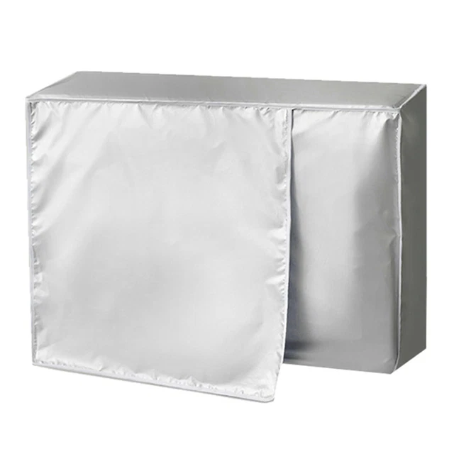 Housse De Protection Pour Climatiseur Mobile - Tissu Oxford Noir - Taille 45x50x75 Cm - Fermeture Intégrale Anti-poussière - 4