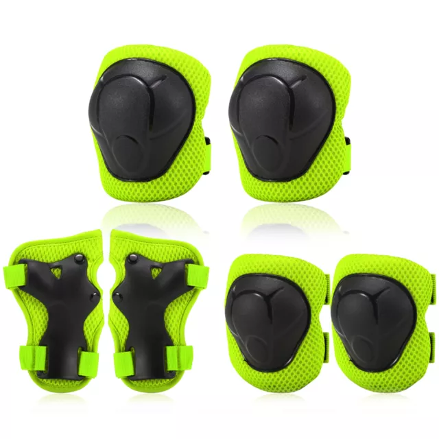 Knee Pads Set 6 in 1 Protective Gear Kit Knee Elbow Pads with Wrist T8U1