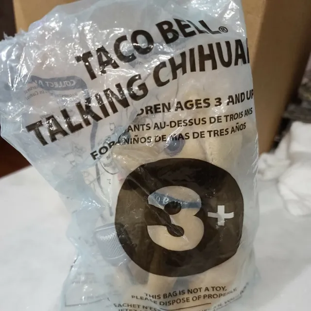 Taco Bell Talking Chihuahua Dog Singing "Chances are.” With Microphone not work