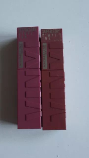 2 Superstay vinyl Ink Lippenstifte Nr. 20 + 35