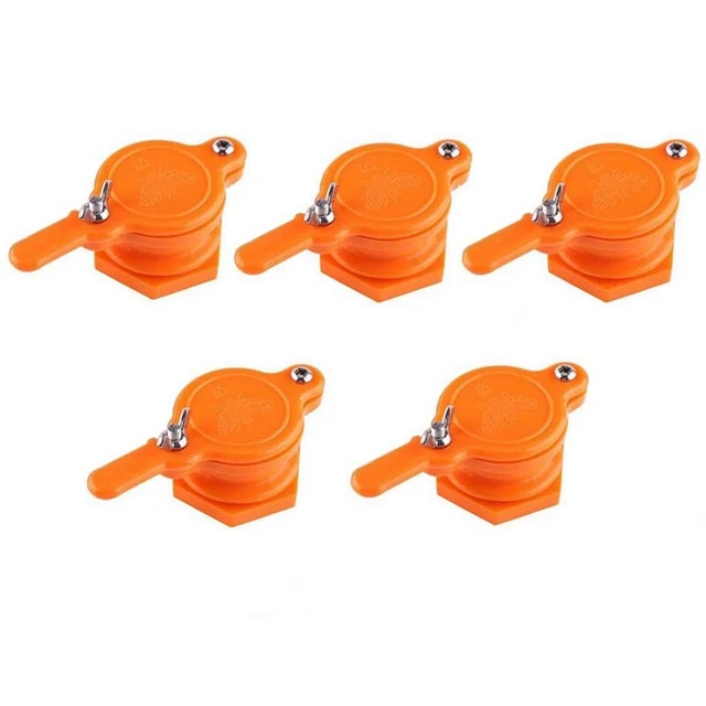 5Pcs Honey Gate for Bucket Durable Honey Gate Honey Extractor Tap Beekeepin I4P6