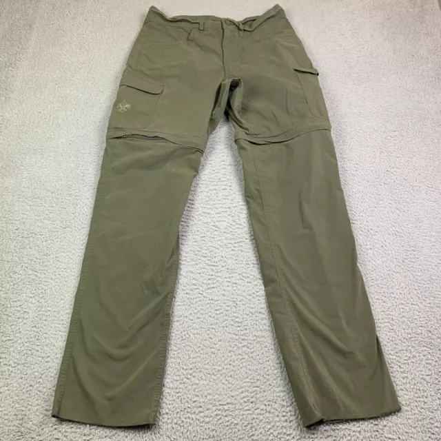 Boy Scouts of America Switchback Pants Mens 34 Green Convertible Uniform Zip Off