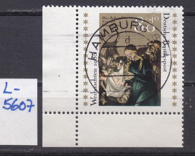 BRD - Mi 1267 - EST Ersttag -  Vollstempel Hamburg - Eckrand - Ecke 3 - L5607