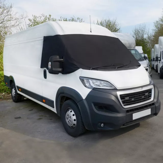 Peugeot Boxer Motorhome' Écran Drapé Gel Housse de Luxe (2024 A Partir) Noir 373 2