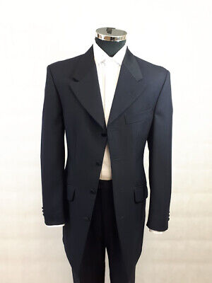 Men's Black Edwardian Coat, Ideal for Weddings, Formal Wear, Prom, Fancy Dress.