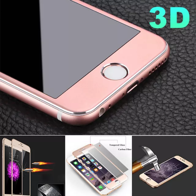 Vitre film protection VERRE TREMPE 3D intégral total pour iPhone 6,S Plus,7,8 X