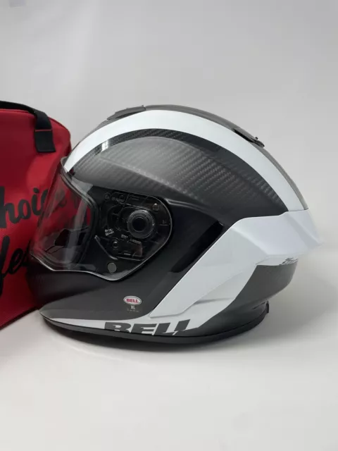 Bell Race Star Flex DLX Tantrum Black/White XL Motorcycle Helmet
