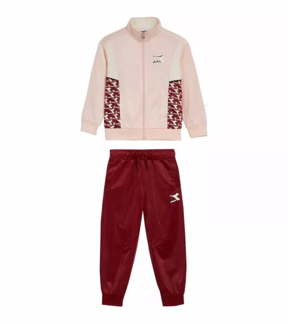 Tute Diadora Tracksuit Bambina tg XXL in Acetato Rosa