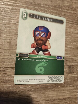 Final fantasy trading card game ff jeu fftcg carte square 2-057C cid pollendina 
