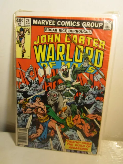 John Carter, Warlord of Mars vol.1 #26 1979 Marvel Comic Bagged Boarded