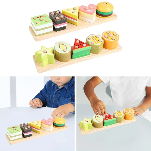 Montessori Jouets En Bois Pour Tout-petits De 1, 2, 3 Ans, Jouets De