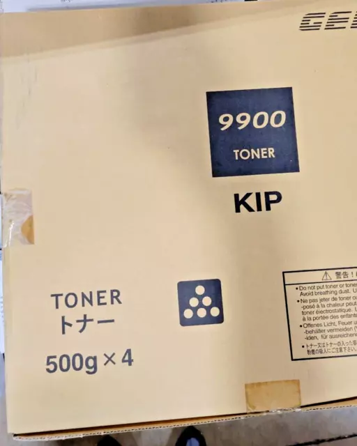 KIP 9900 SUP9900-103A Z158070040 4 pack of 500g Black Toner, New! Genuine!