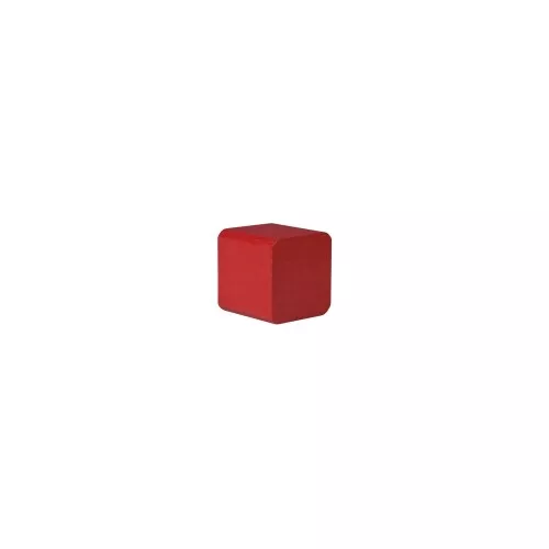 Baustein - Würfel - 25x26x26 mm - rot