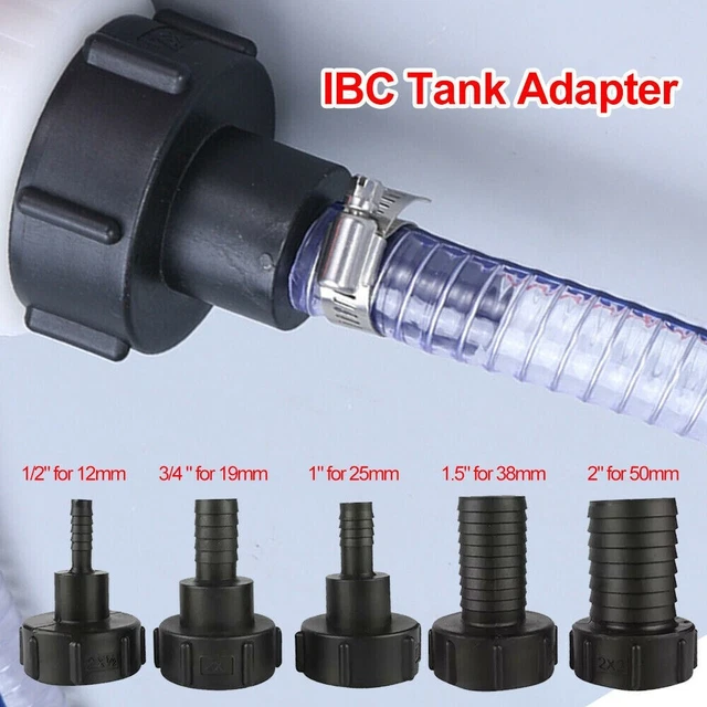 Robinet Pour Cuve IBC 25 Mm – En Laiton Et Plastique, Avec Bec Verseur, Pour Récupérateur D'eau De Pluie