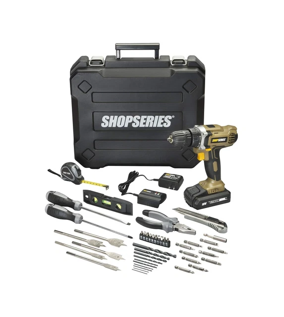 Shop Series SS2811K.1 18V Drill Driver 42Piece Value Kit