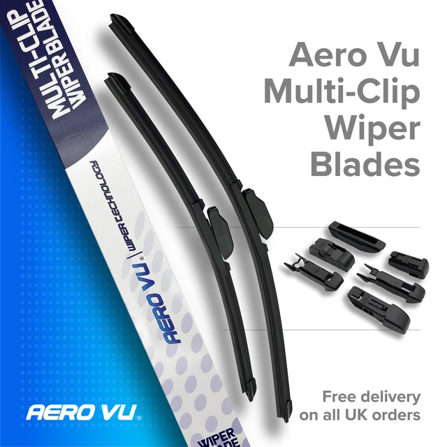 HALFORDS AERO WIPER Blade Set 128. 24