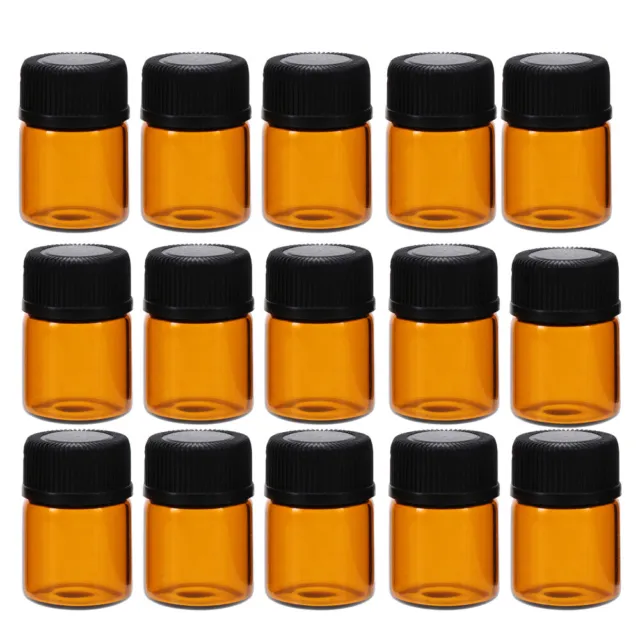 100 piezas botellas de vidrio de aceite esencial botellas de aromaterapia de viaje aromaterapia