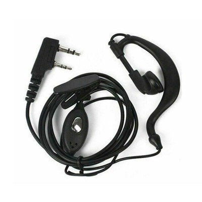 Cuffie Auricolare Auricolari con Microfono per Walkie Talkie Radio Baofeng UV-5R Z G1B9 