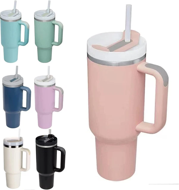 40oz Stainless Steel Tumbler With Lid and Straw for Water Hot or Cold Travel Cup