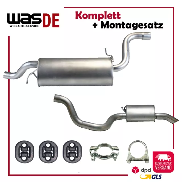 Auspuffanlage Chrysler Grand Voyager & Dodge Grand Caravan V6 3.3/3.8/4.0