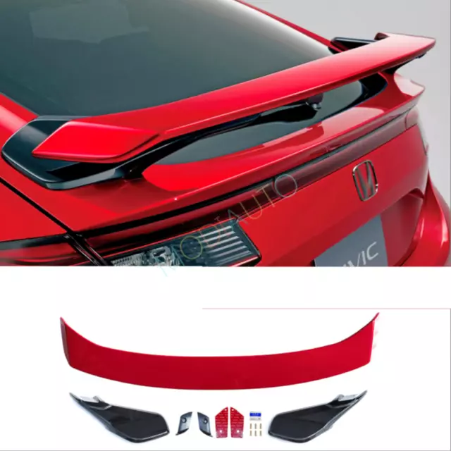 FOR 20222023 2024 Honda Civic Hatchback ABS Rear Tail Trunk Spoiler