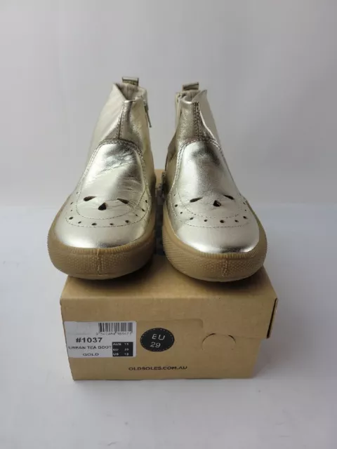 New Old Soles Royal Gold Urban Tea Boot Girl’s  Size 11