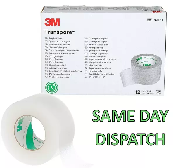 3M Transpore Premium Tape 1.25Cm 2.5Cm Waterproof Eye Lash Beauty Tape Surgical