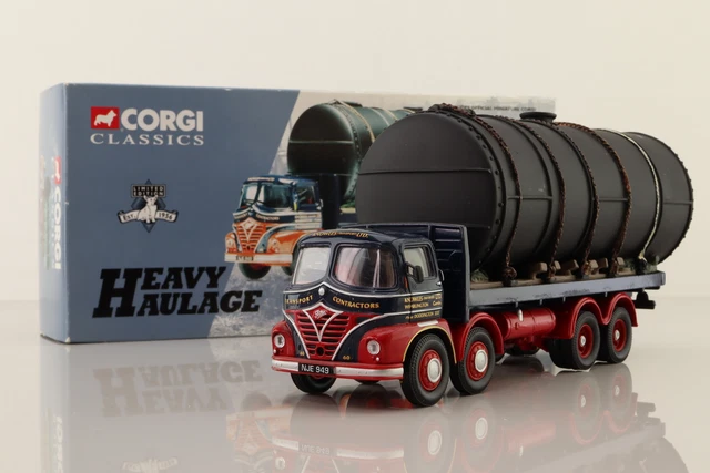 Corgi 13902; Foden S21 Mickey Mouse Flatbed, Knowles Transport; Very Good Boxed