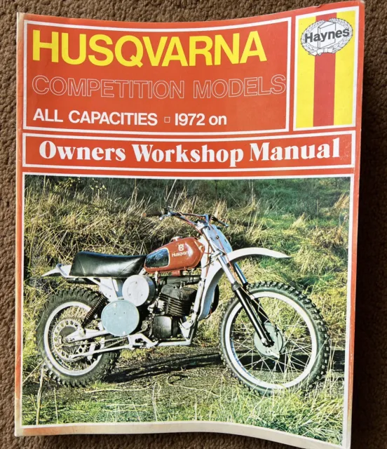 HUSQVARNA 250 350 450 ENGINE MOTORCYCLE Racing PARTS MANUAL FRAME competition