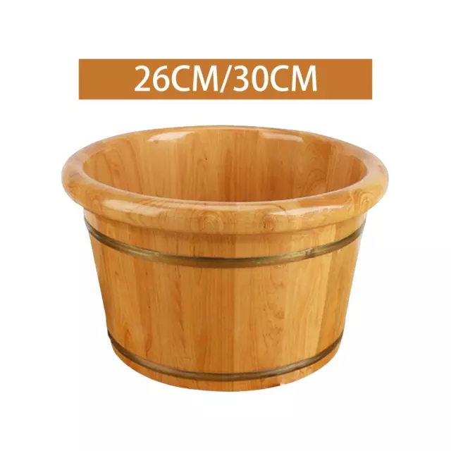 Foot Soaking Basin Wooden Barrel Comfortable Mother's Day Gift Sauna Foot Tub