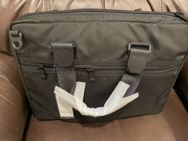 tumi alpha bravo slimlaptop bag black NWT retail $395