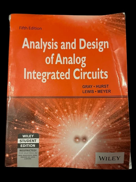 洋書 Analysis and Design of Analog Int. Circ. Analysis and Design of Analog Integrated Circuits: Gray