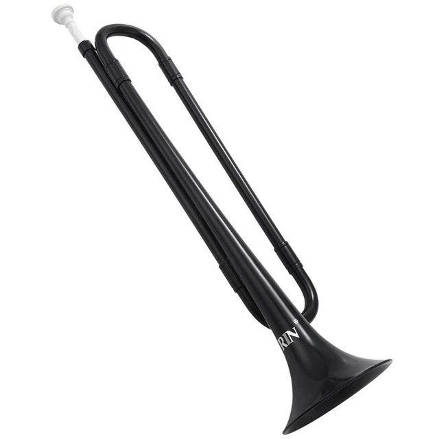 B Flat Bugle Cavalry Trumpet Environmentally Friendly Plastic with Mouthpiece h
