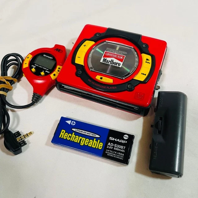 SHARP X MARLBORO MD-SS302M MiniDisc Player – Rare, Unused