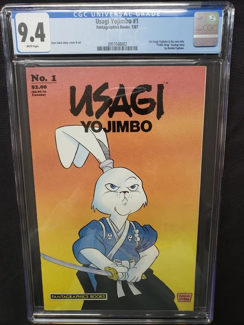 Usagi Yojimbo #1 Stan Sakai Fantagraphics 1987 1st Solo Title 1st Print CGC 9.4