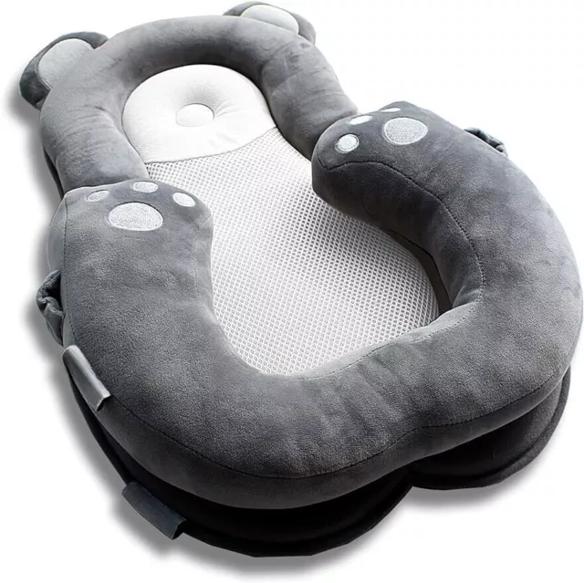 Baby Bed Lounger Infant Bassinet Pillow Portable Adjustable Snuggle Nest Shaping