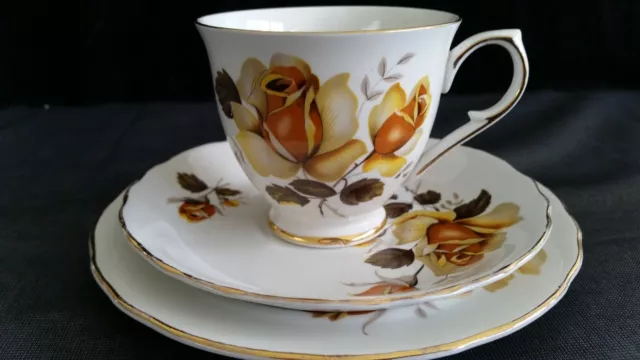 Old Foley James Kent Cup, Saucer and Side Plate Trio