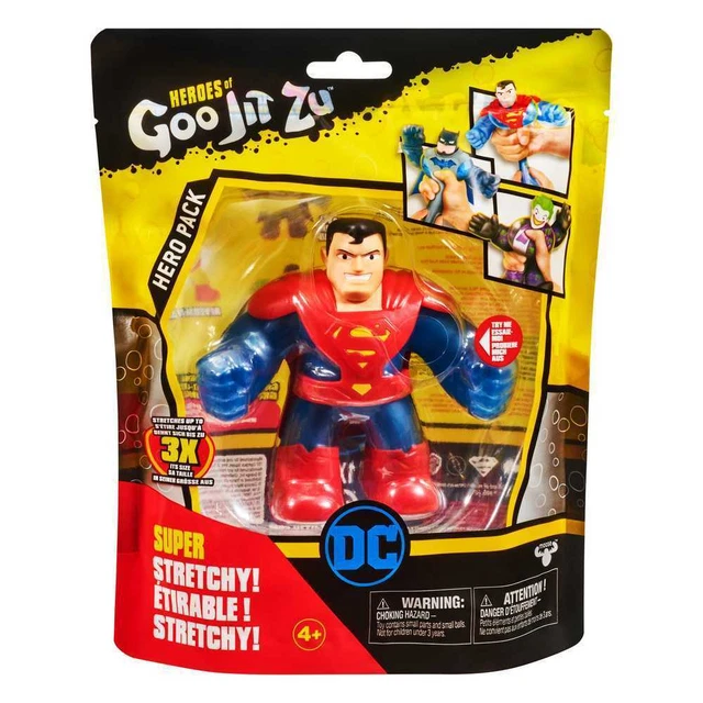 Heroes Of Goo Jit Zu – Superman Figur Aus Dehnbarem Goo, Streckbar Bis 3x Größe
