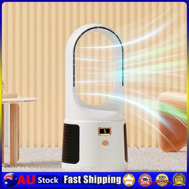 AU BLADELESS TABLE Fan Low Noise USB Electric Fan for Indoor Outdoor ...