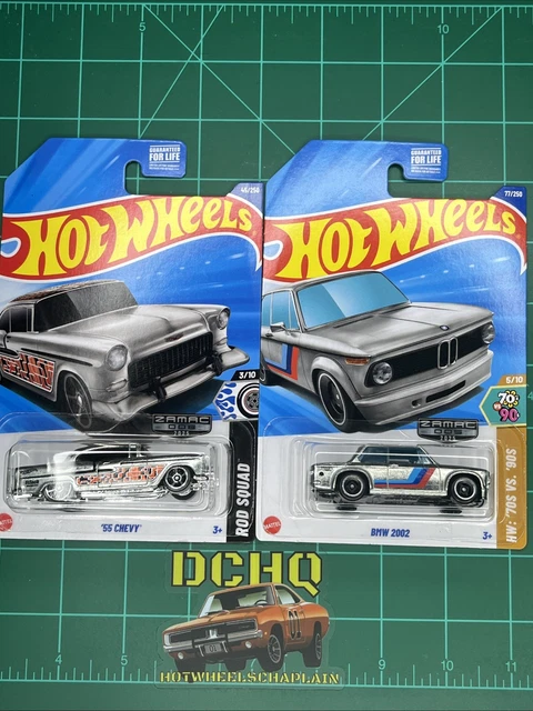 Hot Wheels BMW 2002 ZAMAC 2025 - Miniature En Métal Brut, édition Spéciale - Pour Collection