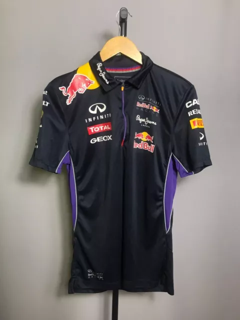 Pepe Jeans Red Bull Shirt Polo Zip Formel 1 Racing Team F1 Gr. S