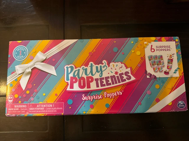Party Popteenies – Party Pack – 6 Surprise Popper Bundle with Confetti, Collecti